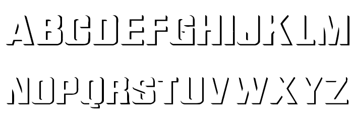 WhatA-Relief Wd Font LOWERCASE