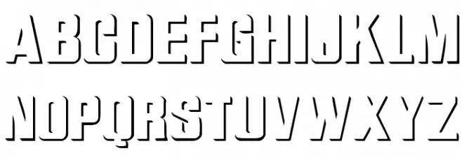 WhatA-Relief 字体 大写