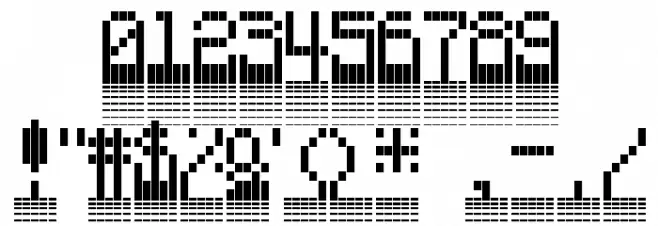 WhatUP Шрифта ДРУГИЕ символов