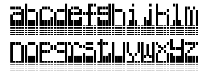 WhatUP Font LOWERCASE