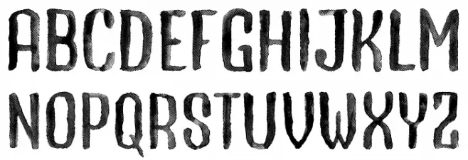 Whatacolour Шрифта ВЕРХНИЙ