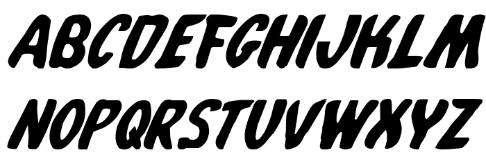 Whatafont Italic Font LOWERCASE