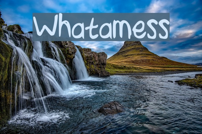 Whatamess Font examples