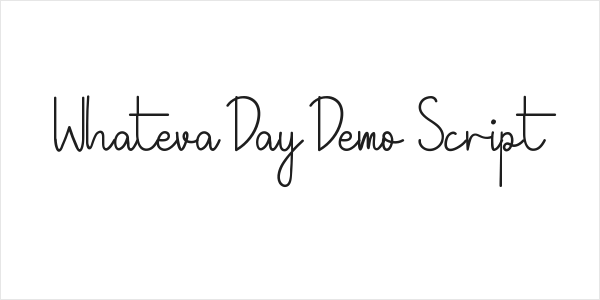 Whateva Day Demo Script Logo