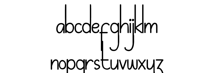 Whateva Day Demo Font LOWERCASE