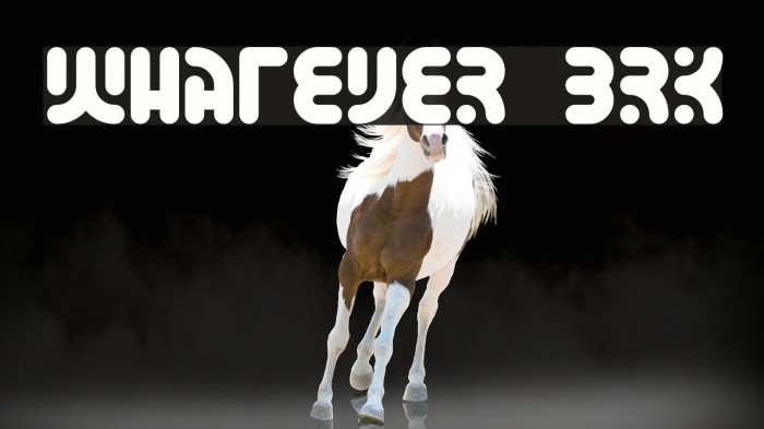 Whatever BRK Font examples