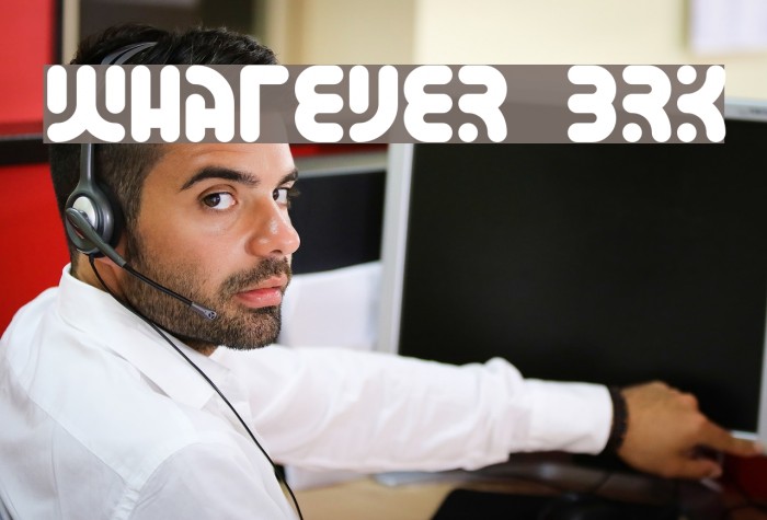 Whatever BRK Font examples