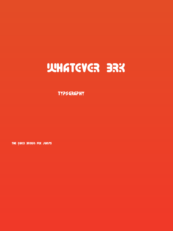 Whatever BRK Poster