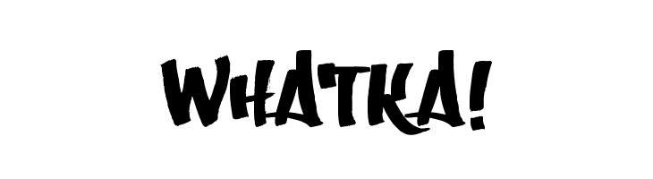 Whatka!  Frei Schriftart Herunterladen