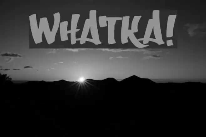 Whatka! Font examples