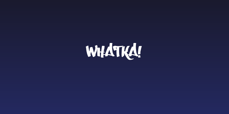 Whatka! Social Header