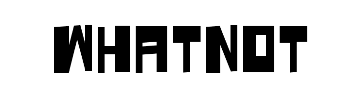 Whatnot Font