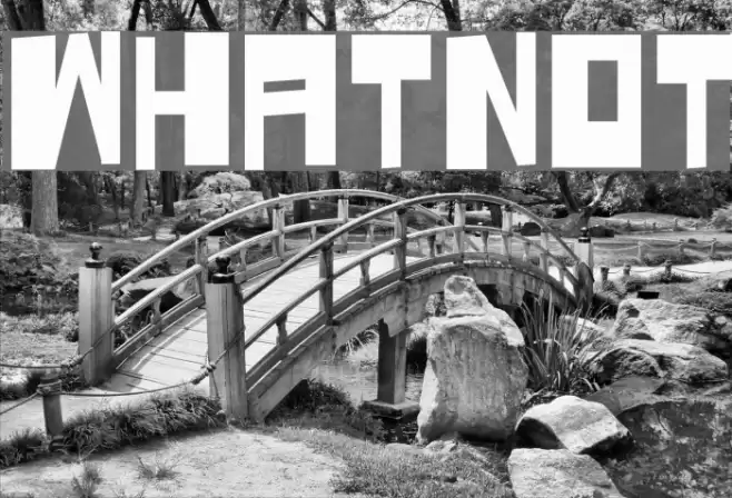 Whatnot Font examples