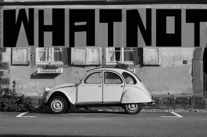 Whatnot Font examples