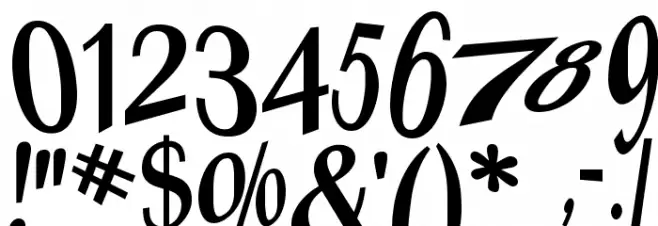 WhatsHappened Font OTHER CHARS