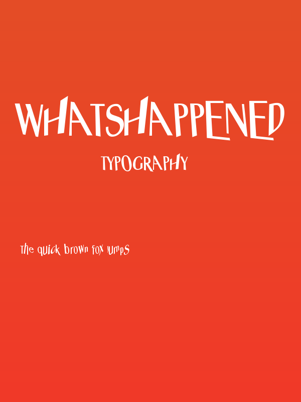 WhatsHappened Poster