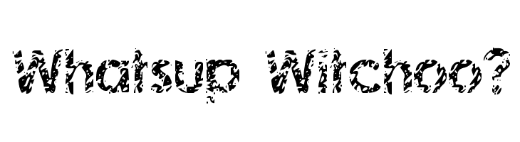 Whatsup Witchoo?  font caratteri gratis