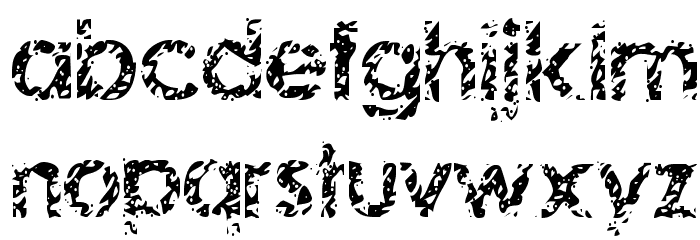 Whatsup Witchoo? Font LOWERCASE