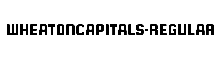 WheatonCapitals-Regular  Descarca Fonturi Gratis