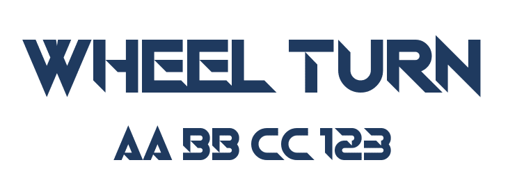 Wheel Turn Font Preview