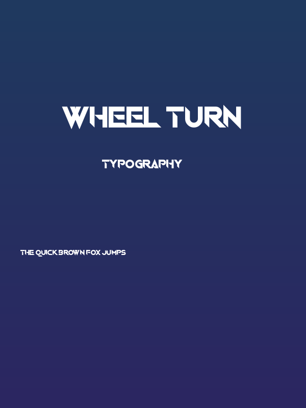 Wheel Turn Poster
