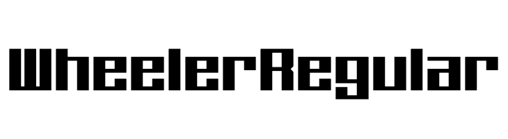Wheeler Regular  Скачать бесплатные шрифты