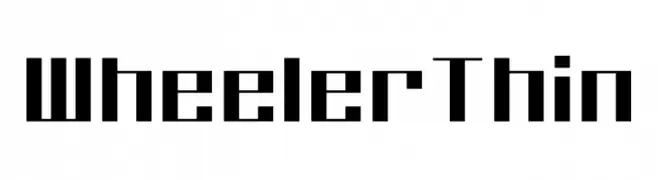 Wheeler Thin  font caratteri gratis