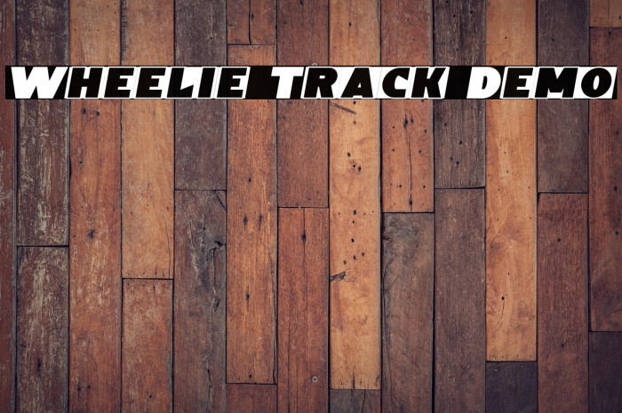 Wheelie Track Demo Example 1