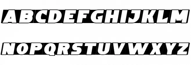 Wheelie Track Demo خط أحرف صغيرة