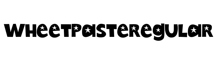 Wheetpaste Regular Polices