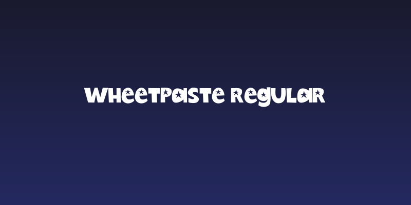 Wheetpaste Regular Social Header