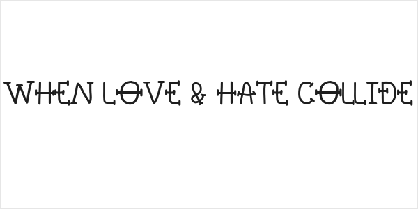 When Love & Hate Collide Logo