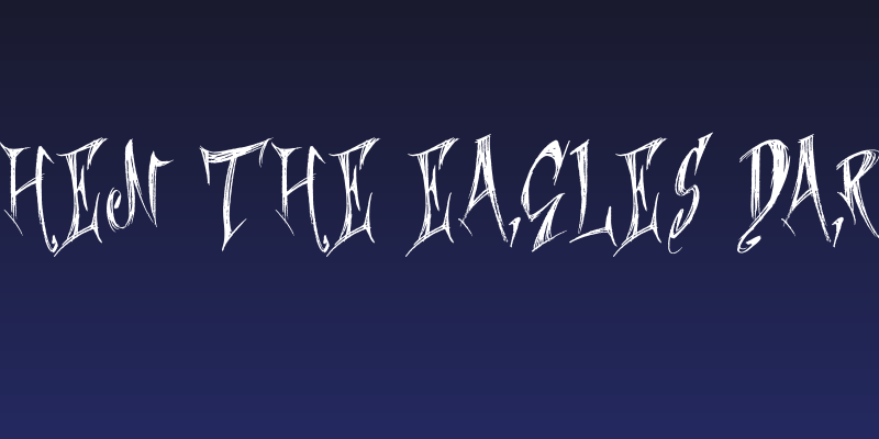 When The Eagles Dare Social Header
