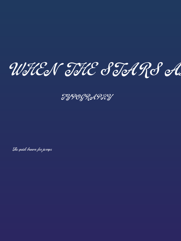 When The Stars Align PERSONAL Regular Poster