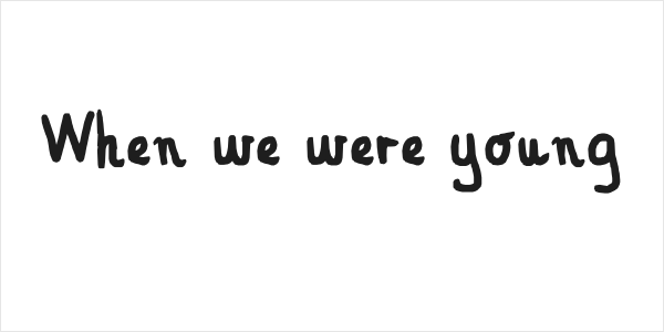 When we were young Logo