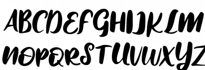 WhenPlantsFREE Schriftart Groß
