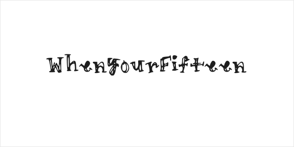 WhenYourFifteen Logo