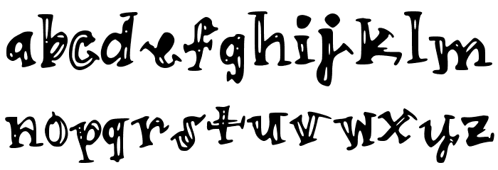 WhenYourFifteen Font LOWERCASE