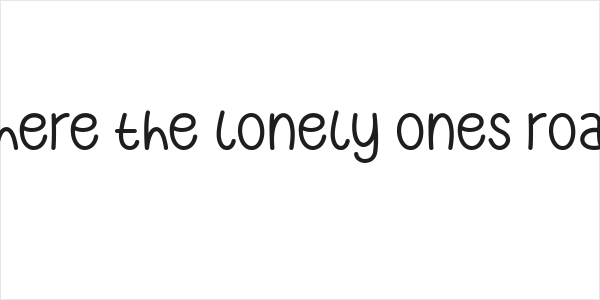 Where The Lonely Ones Roam Logo