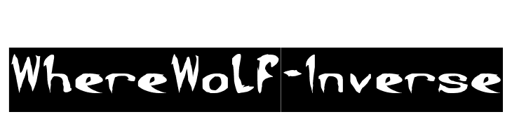 Where Wolf-Inverse  Frei Schriftart Herunterladen