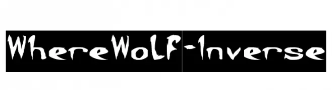Where Wolf-Inverse  les polices de caractères gratuit tlcharger