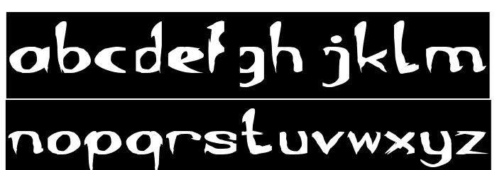 Where Wolf-Inverse Font LOWERCASE