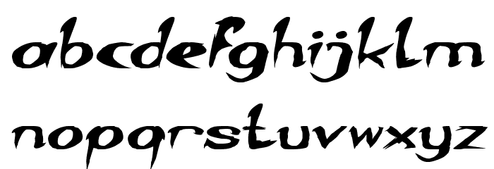 Where Wolf Italic Font LOWERCASE