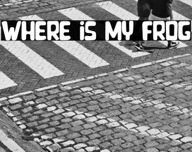 Where is my Frog 字体 examples