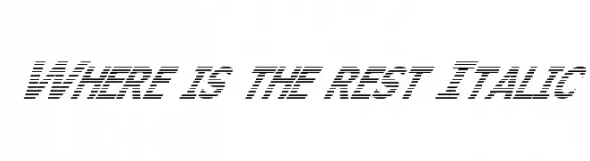 Where is the rest Italic  Fuentes Gratis Descargar