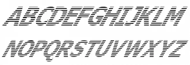 Where is the rest Italic Fonte MINÚSCULAS