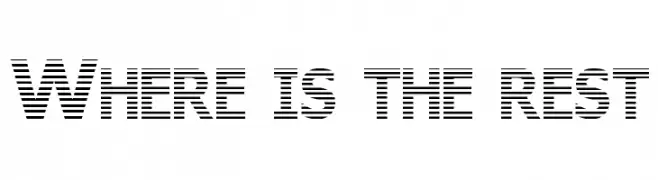 Where is the rest  Frei Schriftart Herunterladen