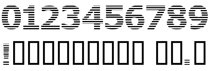 Where is the rest Font OTHER CHARS