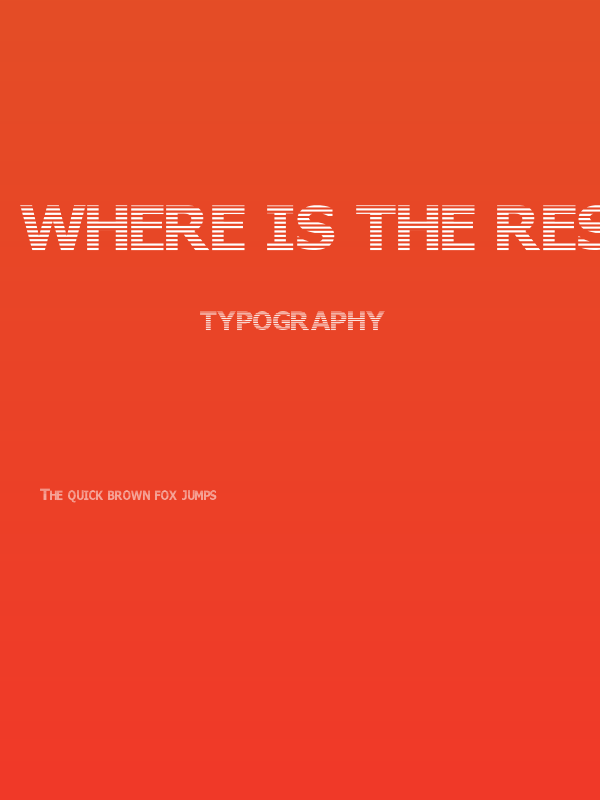 Where is the rest Poster