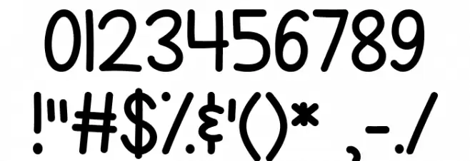 Where the Lonely Ones Roam Font OTHER CHARS